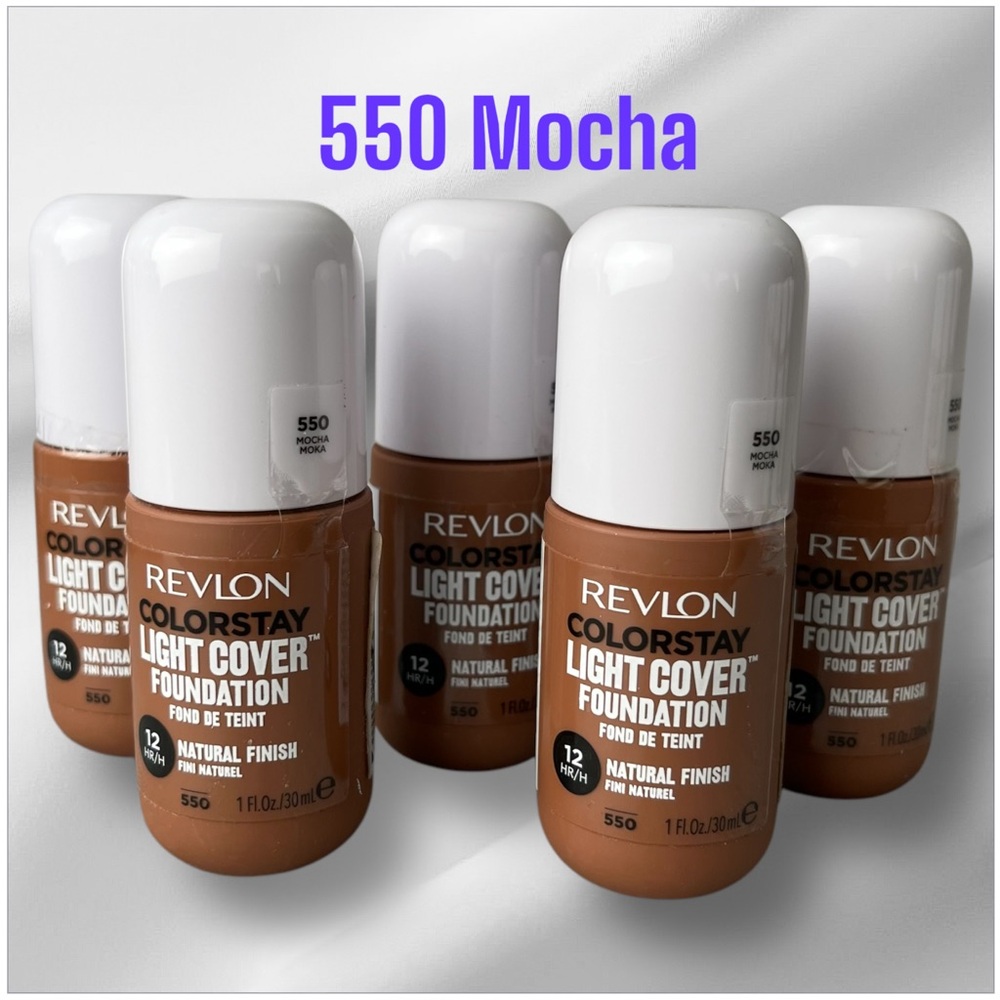 Revlon Colorstay Light Coverage Liquid Foundation Long Wear Makeup 550 Mocha